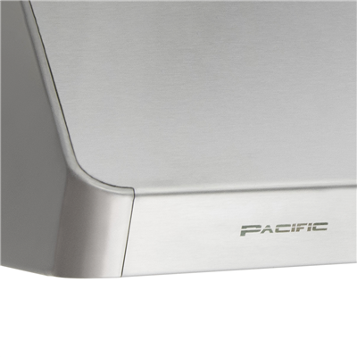 PACIFIC ECO UC, 3SPD, 4W LED, SS, 30"